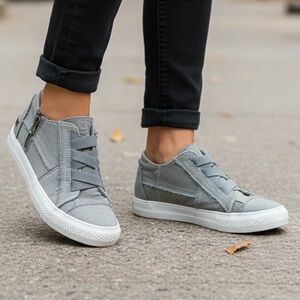 Blowfish Malibu Women’s Gray High-Top Sneakers